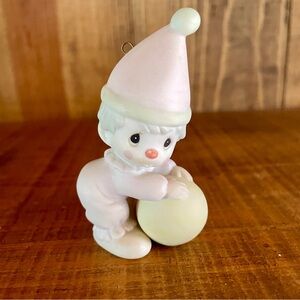 Happiness Is The Lord Ornament Clown Boy w/ Ball Mini Ornament Precious Moments